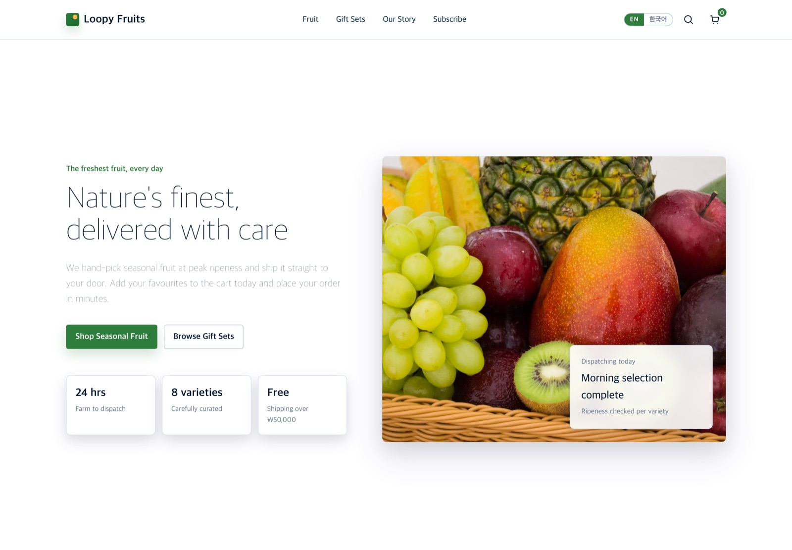 Loopy Fruits — live demo